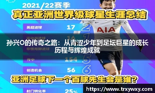 孙兴O的传奇之路：从青涩少年到足坛巨星的成长历程与辉煌成就